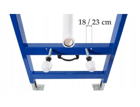 Stelaż Zestaw Podtynkowy 6w1 Slim 9cm WC H Chrom+ Przycisk REA - 6