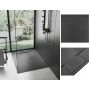 Brodzik Prysznicowy Bazalt Czarny 90x90cm Black slim Rea - 7