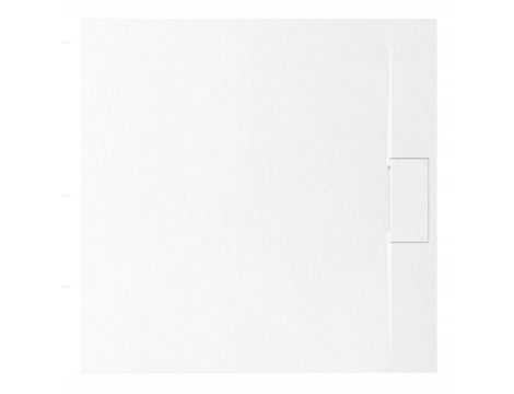 Brodzik Prysznicowy Bazalt Biały white slim 90x120 cm REA - 9