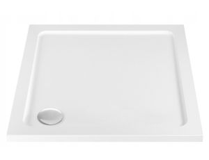 BRODZIK PRYSZNICOWY SAVOY SLIM NISKI BIAŁY WHITE 90x90 REA - image 2